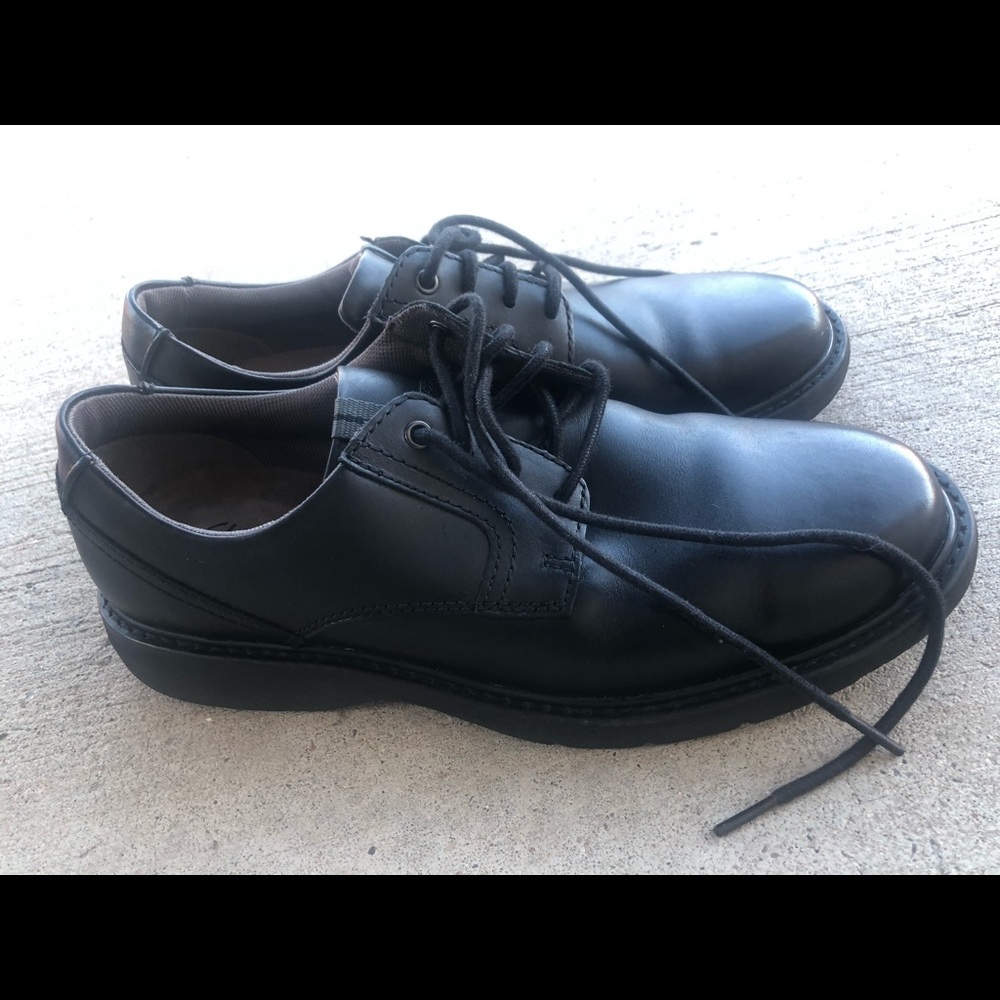 Clarks Cushox Pace Oxford Mens Size 9.5 Black